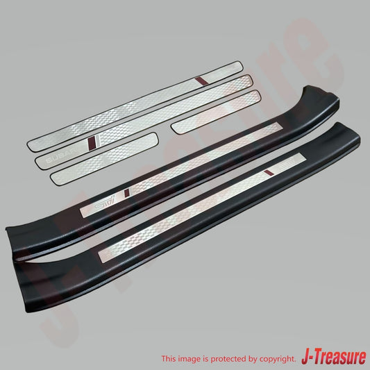 SUBARU WRX STI VA Genuine Side Sill Plate Front x4 & Rear x2 set E1017VA600 OEM