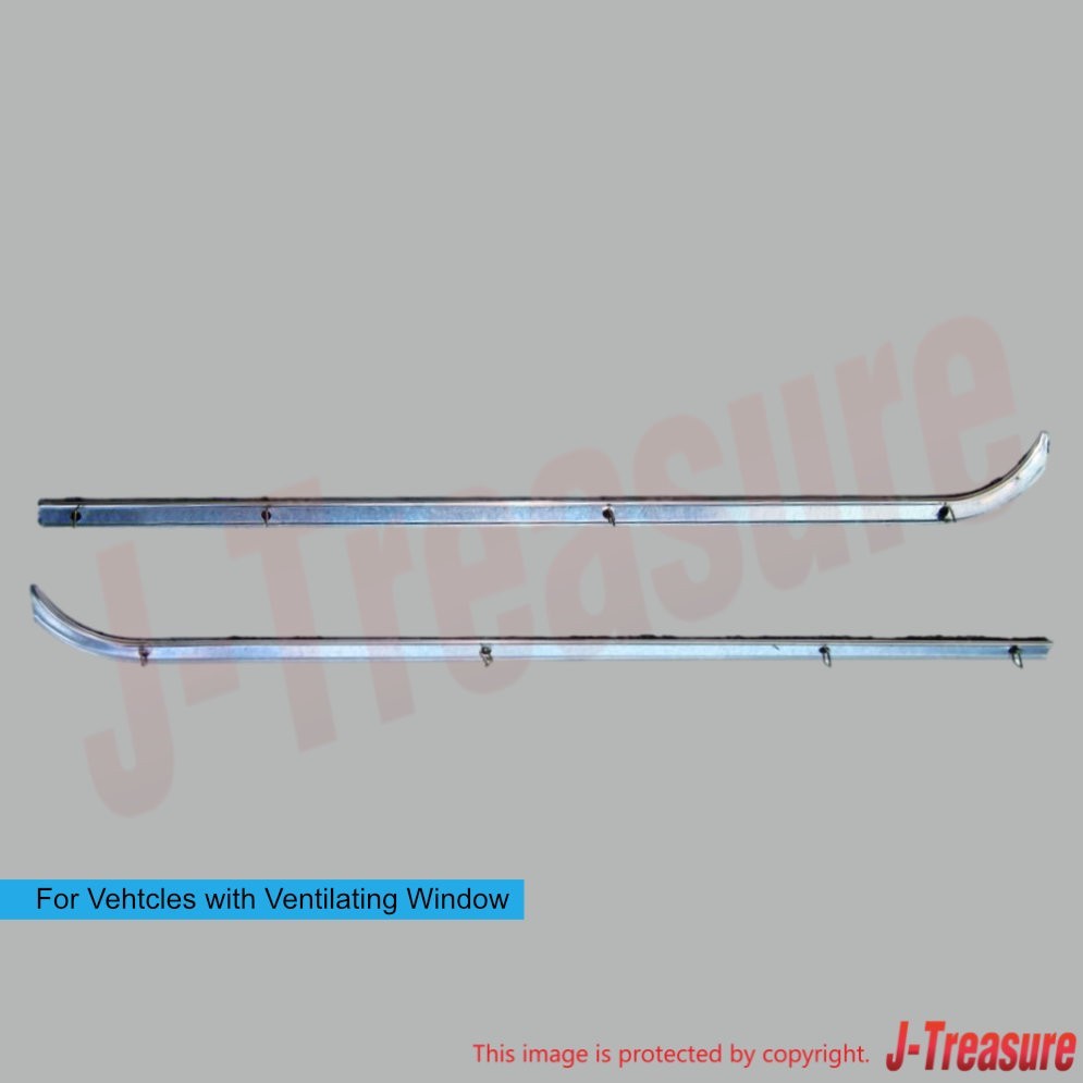 TOYOTA LAND CRUISER FJ40 '81-83 Genuine Fr/Door Glass W/strip Inner RH & LH Set
