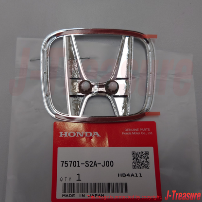 HONDA S2000 AP2 2004-2009 Genuine F/R Center "H" Emblem & Push 4mm Nut Set OEM
