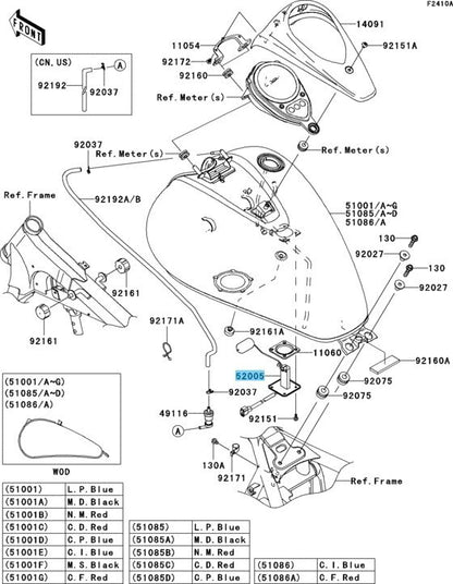 KAWASAKI VULCAN 900 VN900B CLASSIC 10-17 Genuine Fuel Gauge 52005-0718 OEM