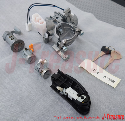 MAZDA RX-7 FD3S Genuine Ignition Key Cylinder Set 4 Seater F132-09-010B OEM