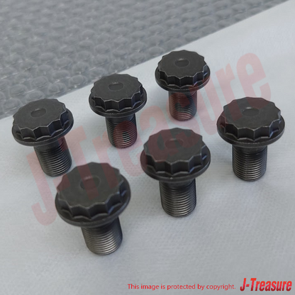 HONDA VEZEL HYBRID RU3 RU4 Genuine Flywheel Bolt 12mm 90011-PM0-000 x6 Set OEM