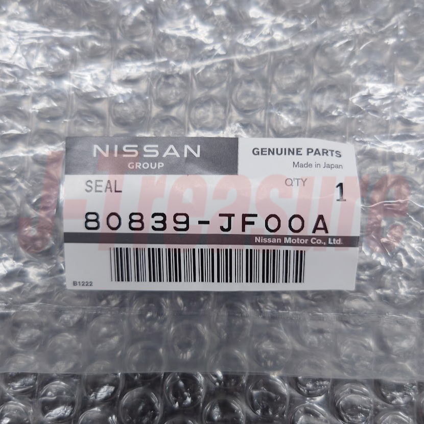 NISSAN GT-R R35 2009-2023 Genuine Front Door Parting Seal Left 80839-JF00A OEM