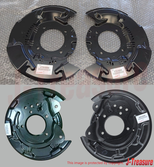 LEXUS LX570 URJ201 '08-14 Genuine Front & Rear Brake Dust Cover RH & LH Set