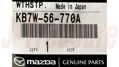 MAZDA CX-5 KF2P 17-23 Genuine Front Weather-Strip Parting Seal KB7W-56-770A OEM