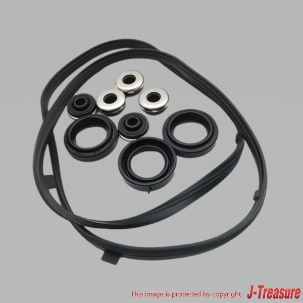 HONDA ACCORD 03-07 ACURA TL Genuine V6 Head Cover Gasket Set 12030-RYE-A01 x2
