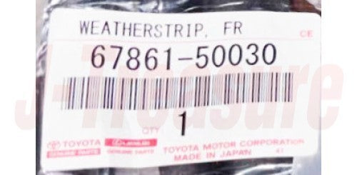LEXUS LS430 UCF30 2001-2006 Genuine Front Door Weatherstrip RH 67861-50030 OEM