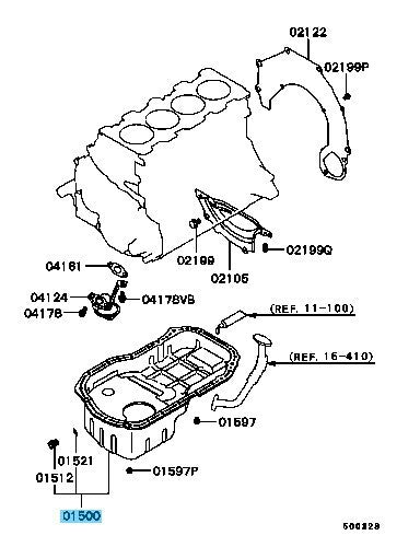 MITSUBISHI LANCER EVO 8 9 CT9A 2004-2006 Genuine Engine Oil Pan 1200A020 OEM