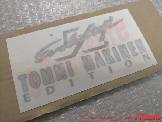 MITSUBISHI LANCER Evolution VI Genuine Tommi Makinen Red/Silver Rear Decal OEM
