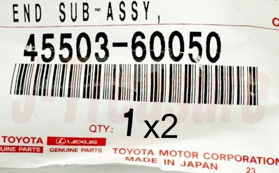 TOYOTA LAND CRUISER 2008- UZJ200 Genuine Inner Tie Rod End 45503-60050 x2 Set