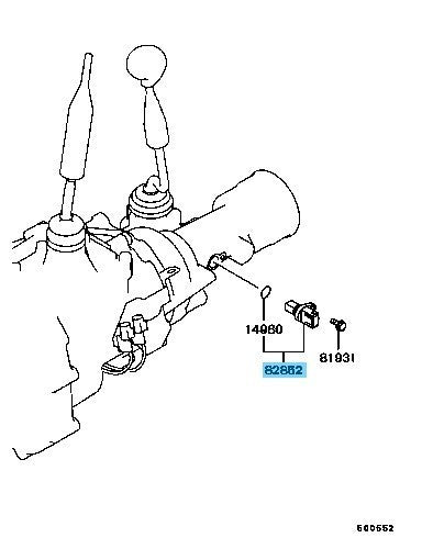 MITSUBISHI PAJERO PININ/MONTERO IO H6#W H7#W '00-05 Genuine Vehicle Speed Sensor