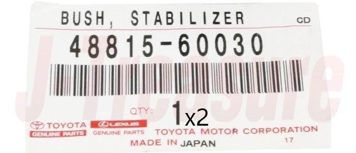 TOYOTA LAND CRUISER KZJ78 '94-95 Genuine Fr & Rr Suspension Bush RH & LH Set