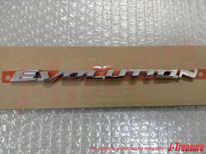 MITSUBISHI LANCER EVOLUTION 10 CZ4A Genuine "EVOLUTION"  Rear Emblem Budge OEM