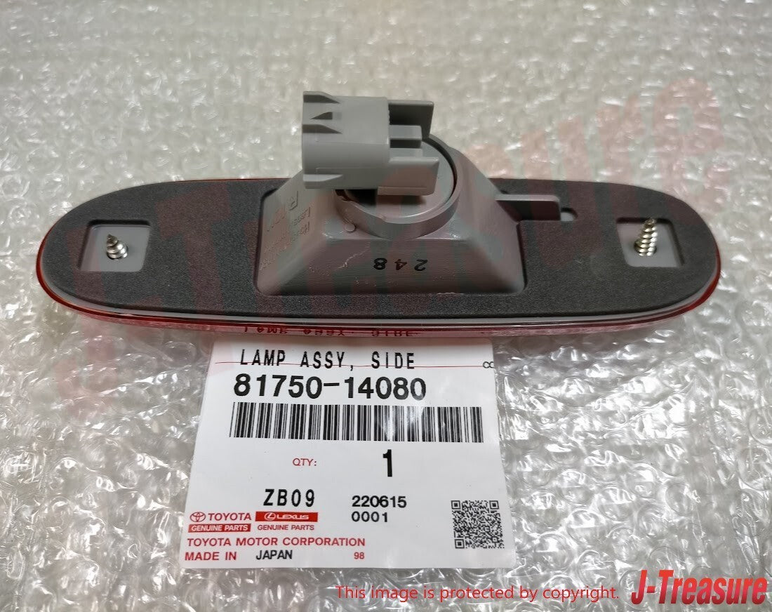 TOYOTA SUPRA JZA80 MK4 97-98 Genuine Rear Bumper Red Side Marker Lens Set OEM