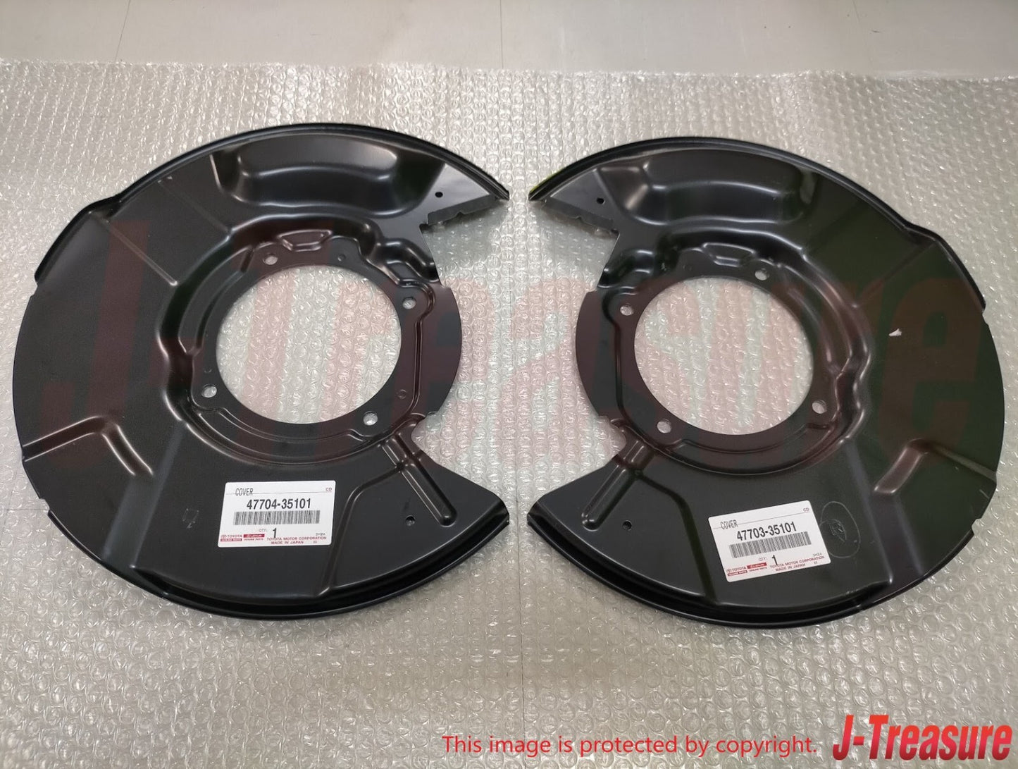 TOYOTA 4RUNNER KZN18# 96-02 Genuine Front Brake Dust Shield RH & LH Set OEM