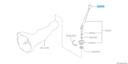 NISSAN 180SX 200SX 240SX SILVIA S13 S14 Genuine 5-Speed Shift Knob Leather OEM