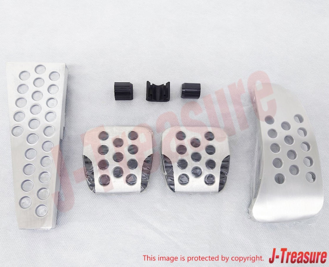 NISSAN SKYLINE GT-R R34 Genuine Aluminum Pedal & Bush & Footrest Set OEM