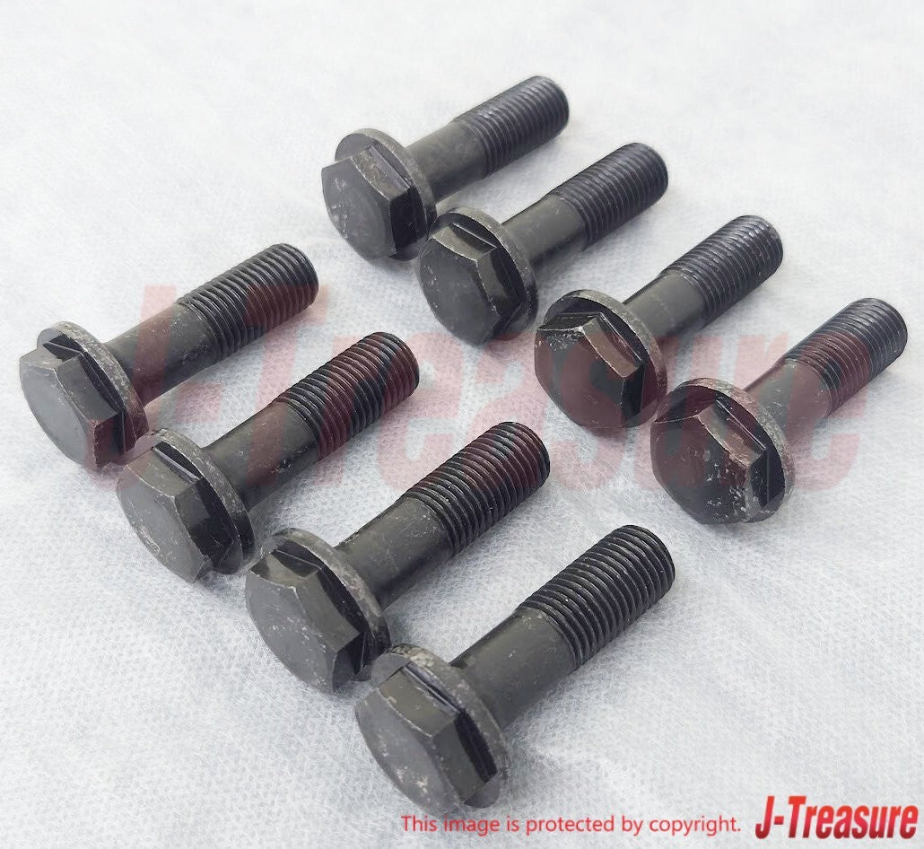 TOYOTA HILUX KUN## 2004-2012 Genuine flywheel bolt 90105-13010 x8 Set OEM