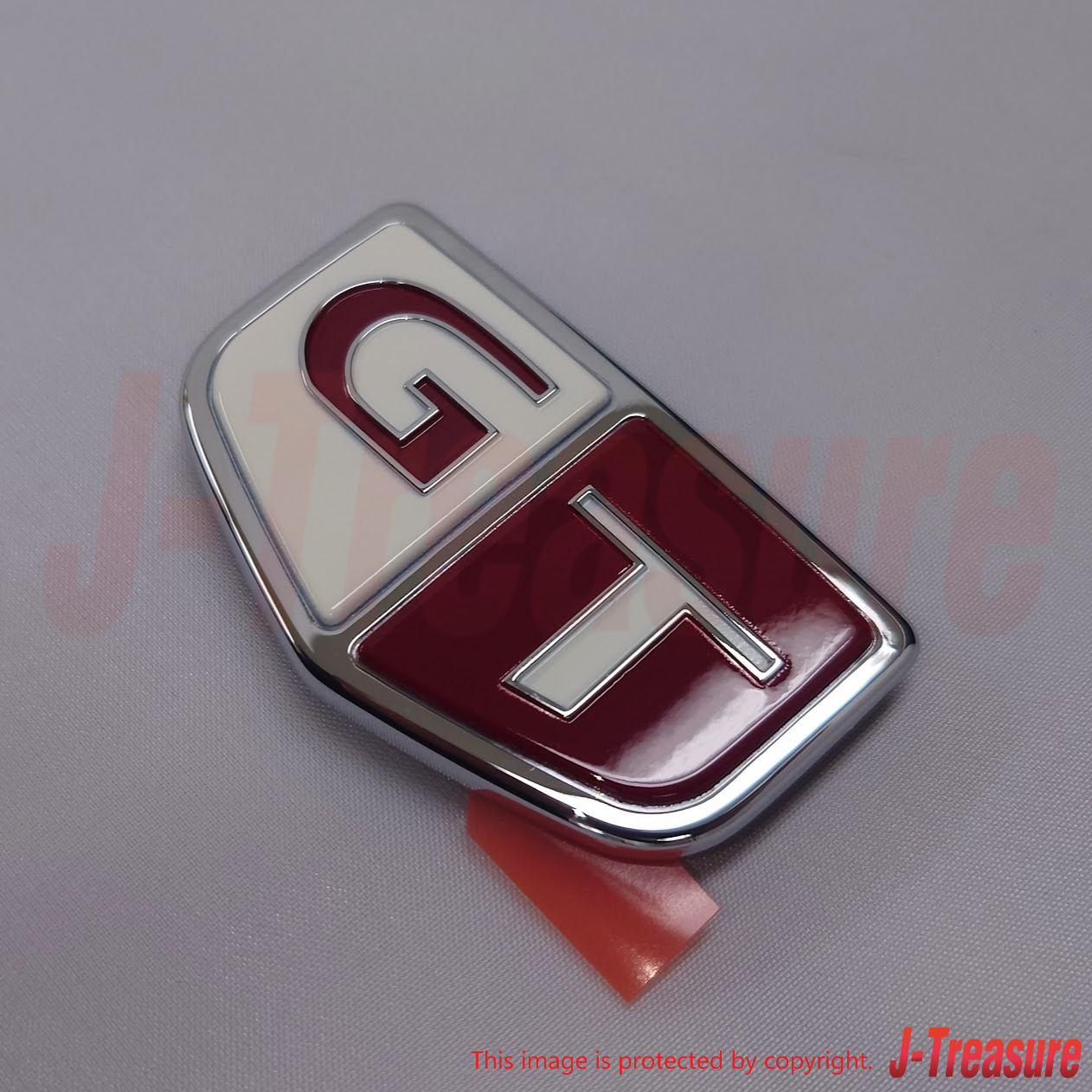 NISSAN SKYLINE R33 93-98 Genuine Front Fender Emblem Red "GT" 63896-15U00 x2 Set