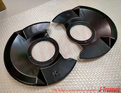 HONDA CIVIC 90-95 INTEGRA 90-01 Genuine Front Brake Splash Guard Cover Set OEM