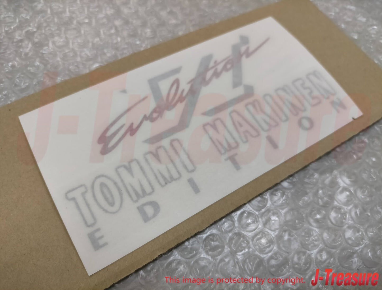 MITSUBISHI EVO VI Genuine Rear "TOMMI MAKINEN EDITION" Decal 6.5 MR557511 OEM