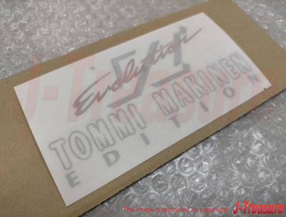 MITSUBISHI EVO VI Genuine Rear "TOMMI MAKINEN EDITION" Decal 6.5 MR557511 OEM