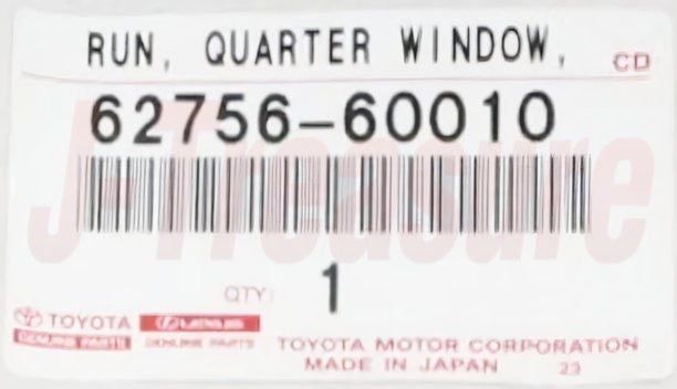 TOYOTA LAND CRUISER HDJ80 '91-97 Genuine Quarter Window Run RH & LH Set OEM