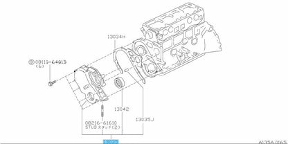 NISSAN DATSUN 1200 Front Timing Chain Cover B10 B110 B210 B310 A12 A14 A15 OEM