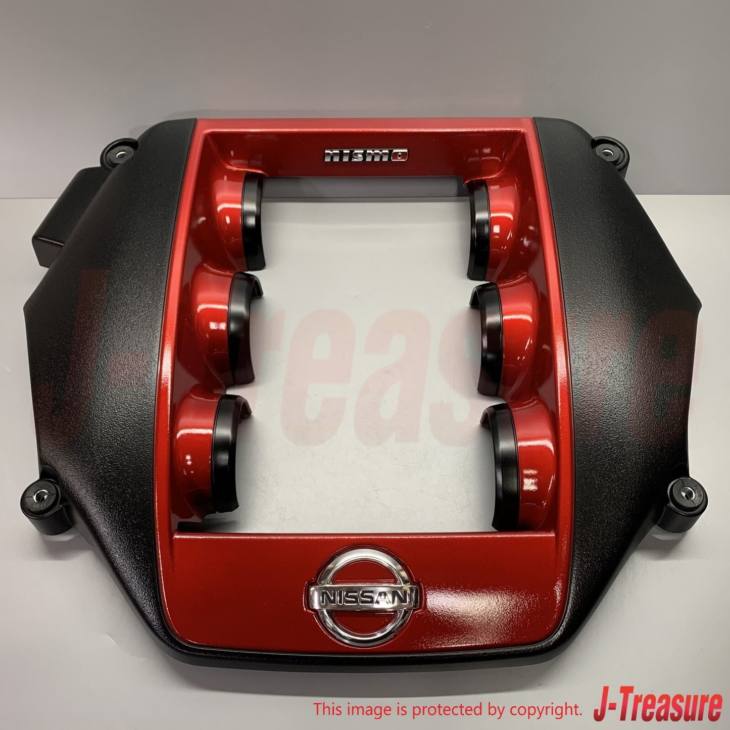 NISSAN NISMO GT-R R35 Genuine VR38DETT Red Ornament Assembly Engine Cover OEM