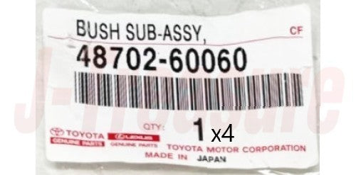 TOYOTA LAND CRUISER KZJ78 '94-95 Genuine Fr & Rr Suspension Bush RH & LH Set