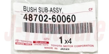 TOYOTA LAND CRUISER KZJ78 '94-95 Genuine Fr & Rr Suspension Bush RH & LH Set
