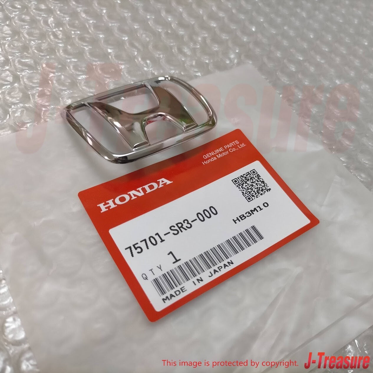 HONDA CIVIC SiR EG6 EG4 1992-1995 3 Door Genuine Front & Rear "H" Emblem Set OEM