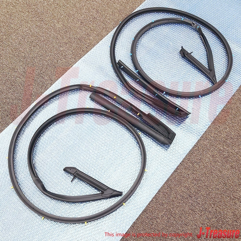 NISSAN 300ZX Z32 90-96 Genuine Front Door Weatherstrip 2-Seater RH & LH Set OEM