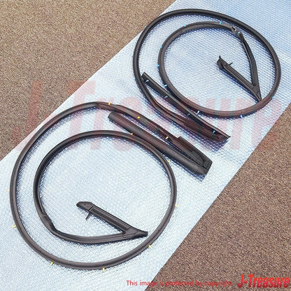 NISSAN 300ZX Z32 90-96 Genuine Front Door Weatherstrip 2-Seater RH & LH Set OEM
