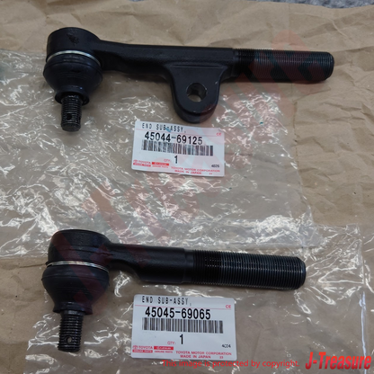 TOYOTA LAND CRUISER FZJ80L 91-97 Genuine Steering Relay Rod End RH & LH Set OEM
