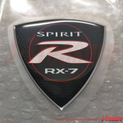 MAZDA RX-7 FD3S Genuine SPIRIT R Fender Side Emblem Badge Ornament 2pcs Set OEM