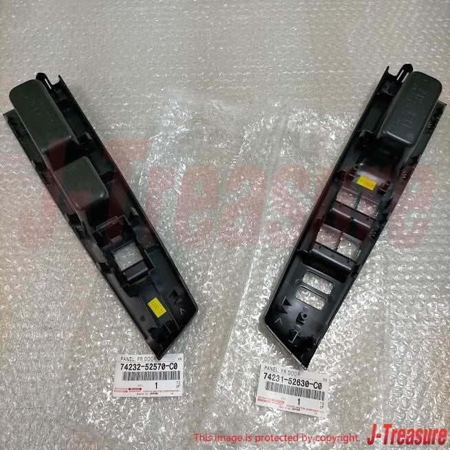 TOYOTA VITZ 2010-2014 RHD Genuine Front Armrest Upper Panel Right & Left Set OEM