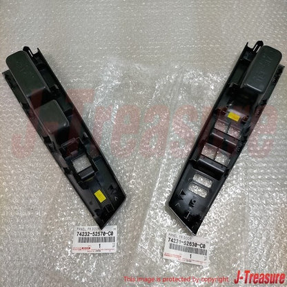 TOYOTA VITZ 2010-2014 RHD Genuine Front Armrest Upper Panel Right & Left Set OEM