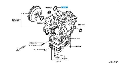 NISSAN ROGUE S35 AWD 2008-2015 Genuine Transfer Oil Seal 31375-1XF0B OEM