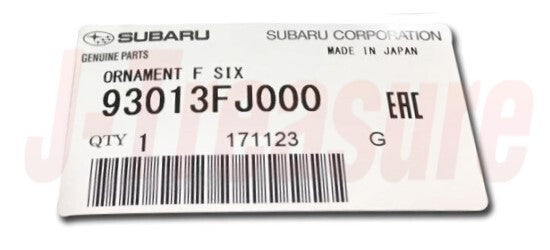 SUBARU IMPREZA GJ# GP# 12-14 Genuine Front Grille Ornament Emblem 93013FJ000 OEM
