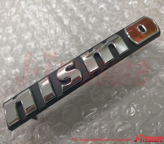 NISSAN FAIRLADY Z 370Z Z34 Genuine Front Bumper Fascia "nismo" Emblem Badge OEM