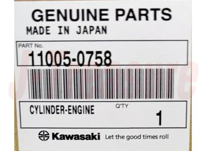 KAWASAKI KX100 2014-2018 Genuine Engine Cylinder 11005-0758 OEM