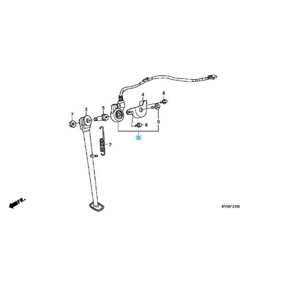 HONDA XR650L 1993-2009 2012-2013 Genuine Side Stand Switch 35700-MY6-305 OEM