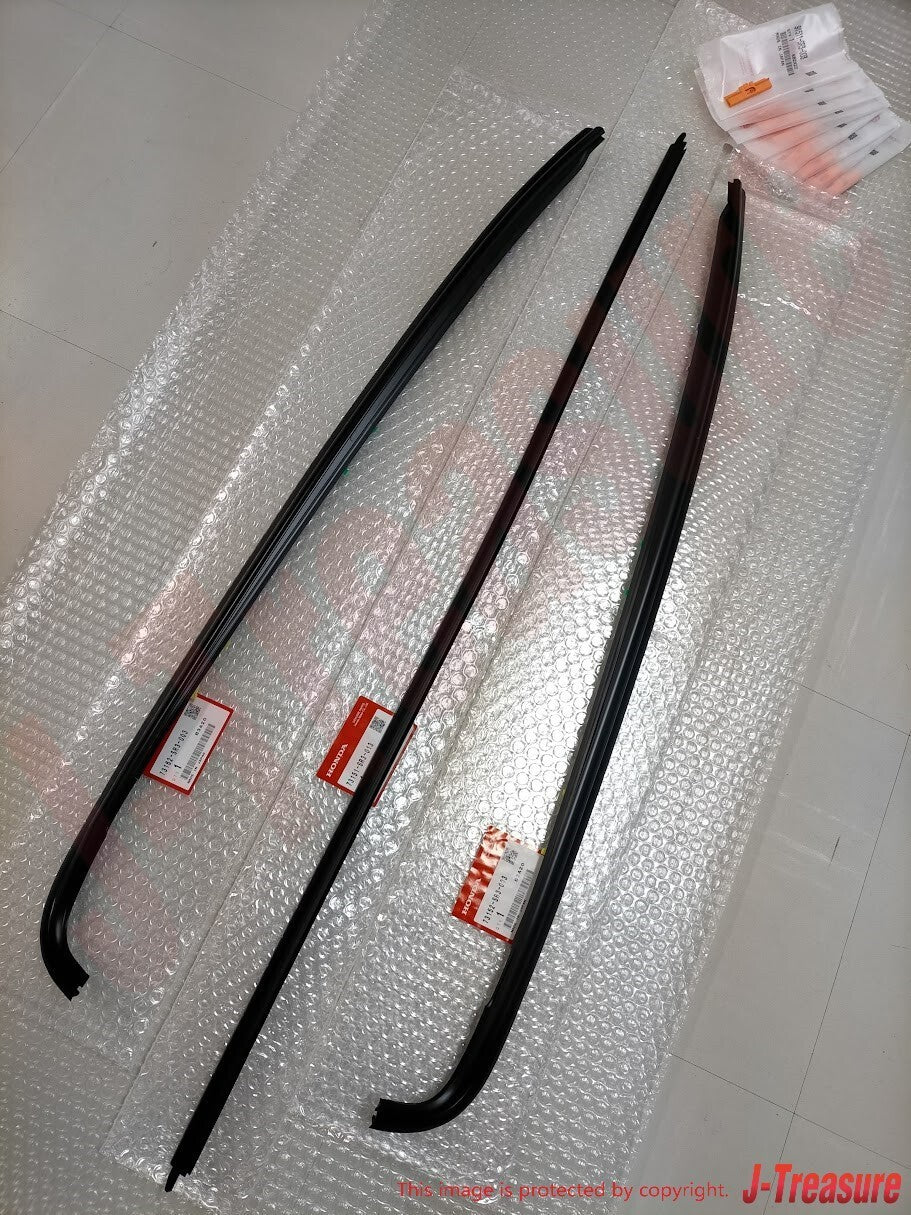 HONDA CIVIC 1992-1995 Genuine Front Windshield Molding Upper RH LH Clip Set OEM