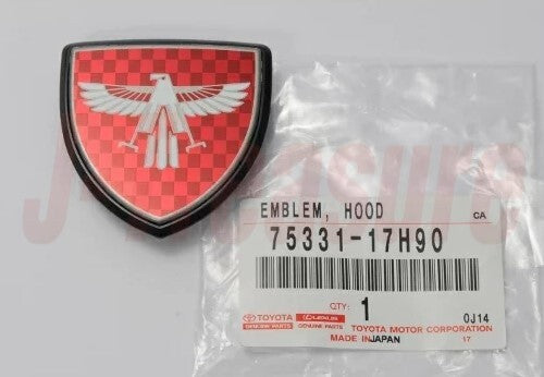 TOYOTA MR2 AW11 1985-1989 Genuine Front Eagle Hood Emblem Red 75331-17H90 OEM
