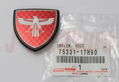 TOYOTA MR2 AW11 1985-1989 Genuine Front Eagle Hood Emblem Red 75331-17H90 OEM