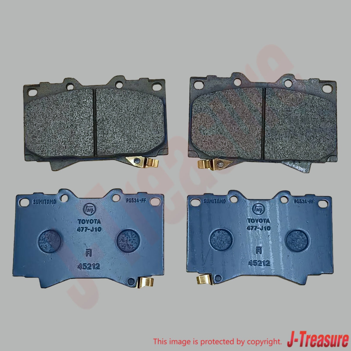 LEXUS LX470 UZJ100 2002-2007 Genuine Front Disc Brake Pad Kit 04465-60230 OEM