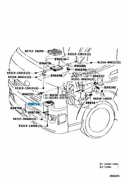 TOYOTA LAND CRUISER PRADO 150 LEXUS IS250 IS350 Genuine Injector Driver ECU OEM