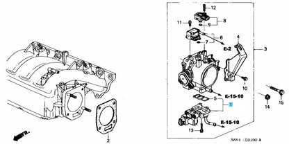 HONDA INTEGRA TYPE-R DC5 Genuine Rotary Air Control Valve Set 16022-PRC-013 RHD