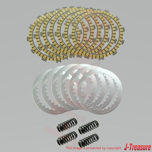 HONDA XR650L '93-25 Genuine Clutch Friction(x7) & Plate(x6) & Spring(x4) Set OEM
